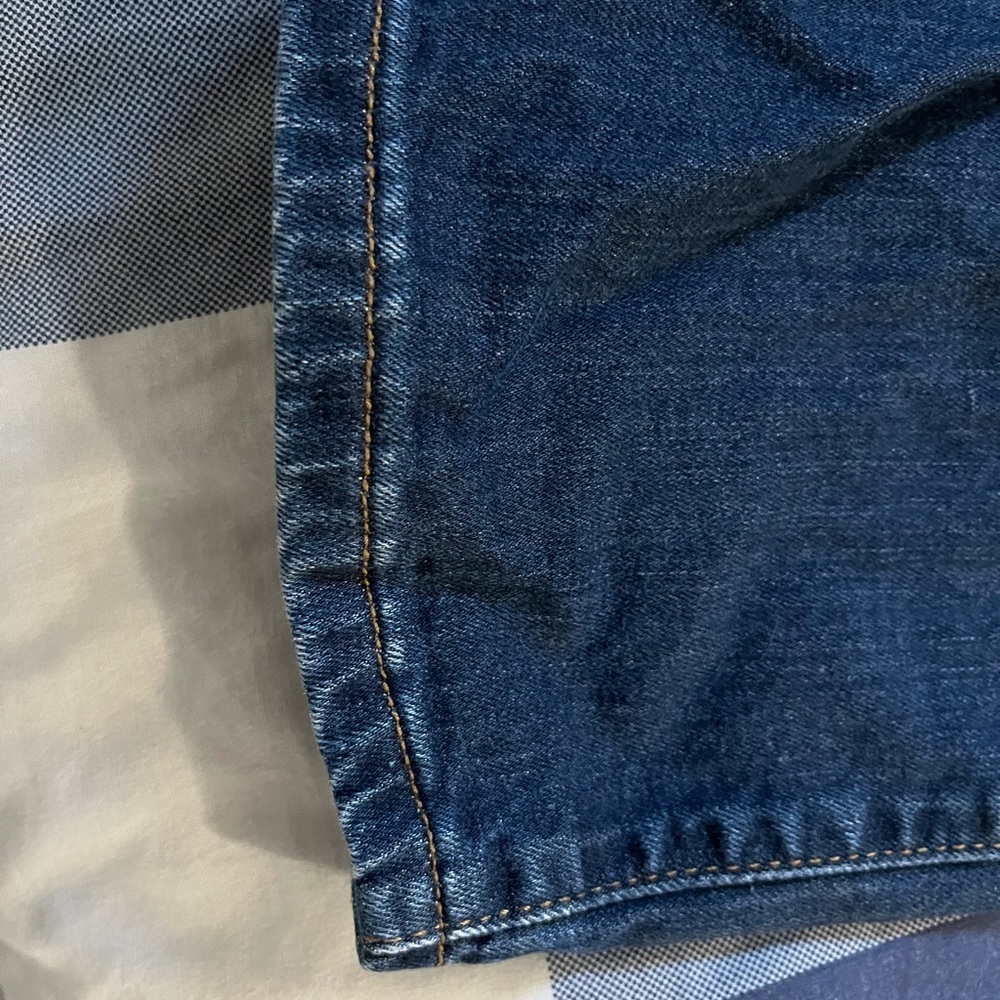 Levi's 505 Women's Straight Leg Jeans in Dark Blue - Picture 2 of 7